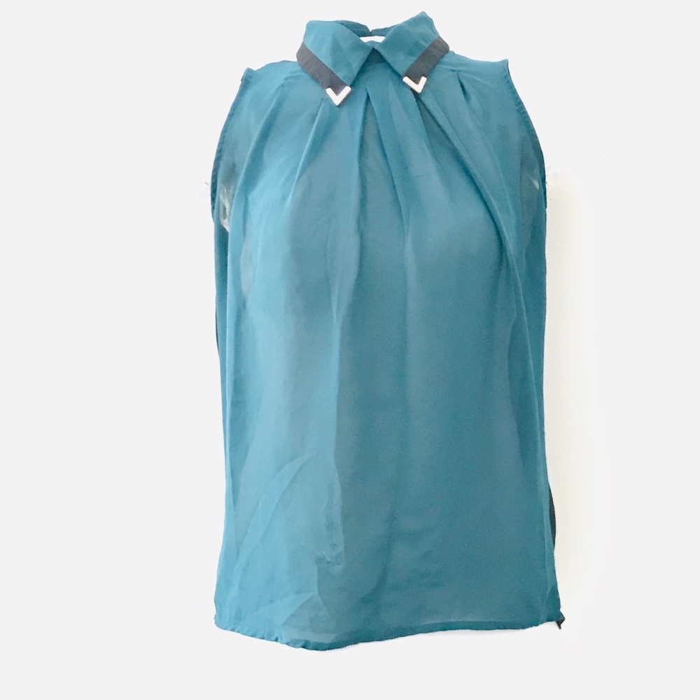 Ardene see-through collar sleeveless blouse